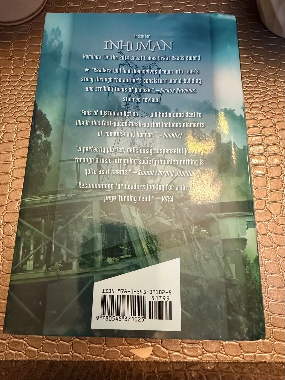 Kat Falls 3-Book Scholastic Sci-Fi Bundle – Dark Life, Inhuman & Undaunted (EUC)